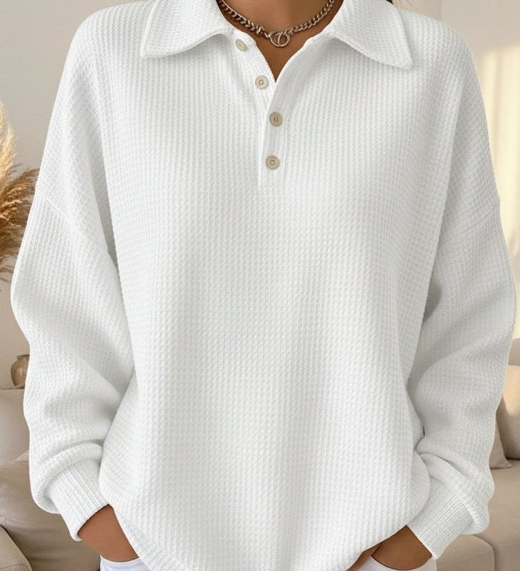 Ava - Pull Polo Doux Élégant