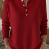 Sarah - Pull Henley Élégant