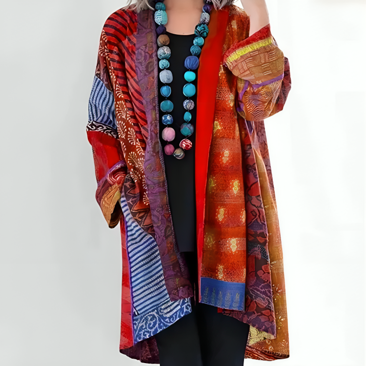 Sofia - Élégant Cardigan Long