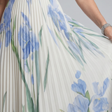 Robe maxi sans manches à encolure carrée et motif floral