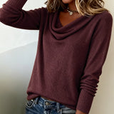 Lina - Pull Uni Confortable