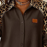 Aria - Chemise Léopard Élégante