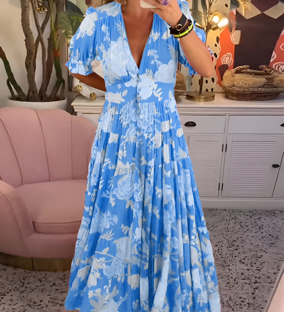 Gigi - Élégance Florale Décontractée