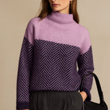 Amira - Élégant Pull Roulé en Cachemire