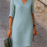 Lisette - Robe Élégante à Encolure en V