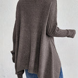 Léïna™ – Le Pull Col Montant Doux & Décontracté