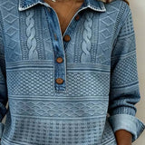 Sofia - Pull Décontracté Denim