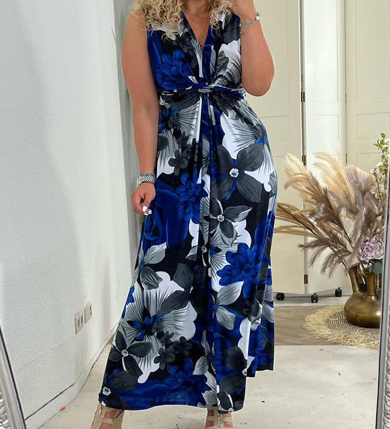 Sacha - Élégante Robe Maxi Été