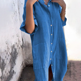 Melany - Robe Chemise Bohème Chic
