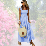 Belle - Robe Maxi Vichy Évasée