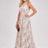 Robe Maxi à imprimé floral et jupe fluide