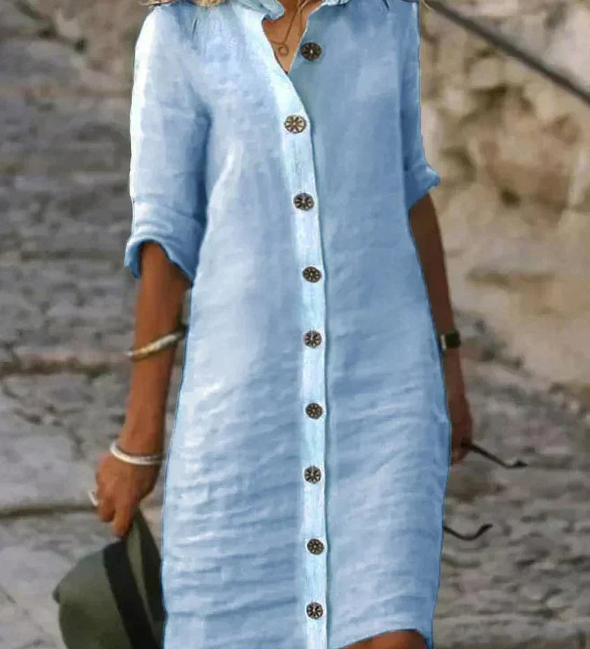 Gabrielle - Robe Mi-Longue Élégante