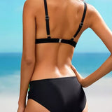 Dégradé | Bikini Split Élégant