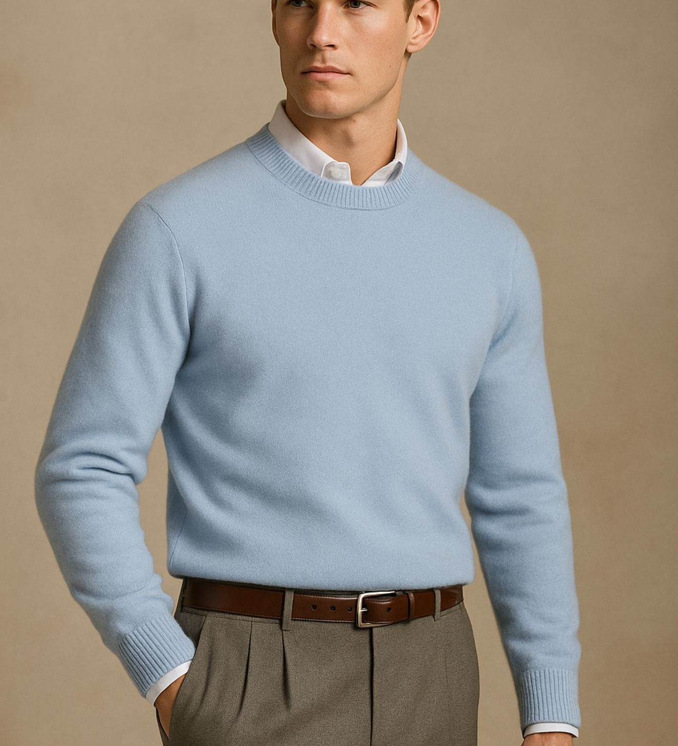 Giles - Pull Col Rond Élégant
