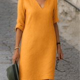 Lisette - Robe Élégante à Encolure en V