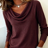 Lina - Pull Uni Confortable