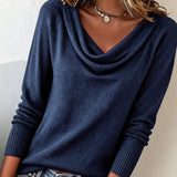 Lina - Pull Uni Confortable