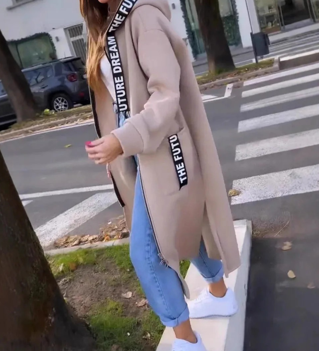 Marie-Claire™ | Sweat à capuche long et élégant