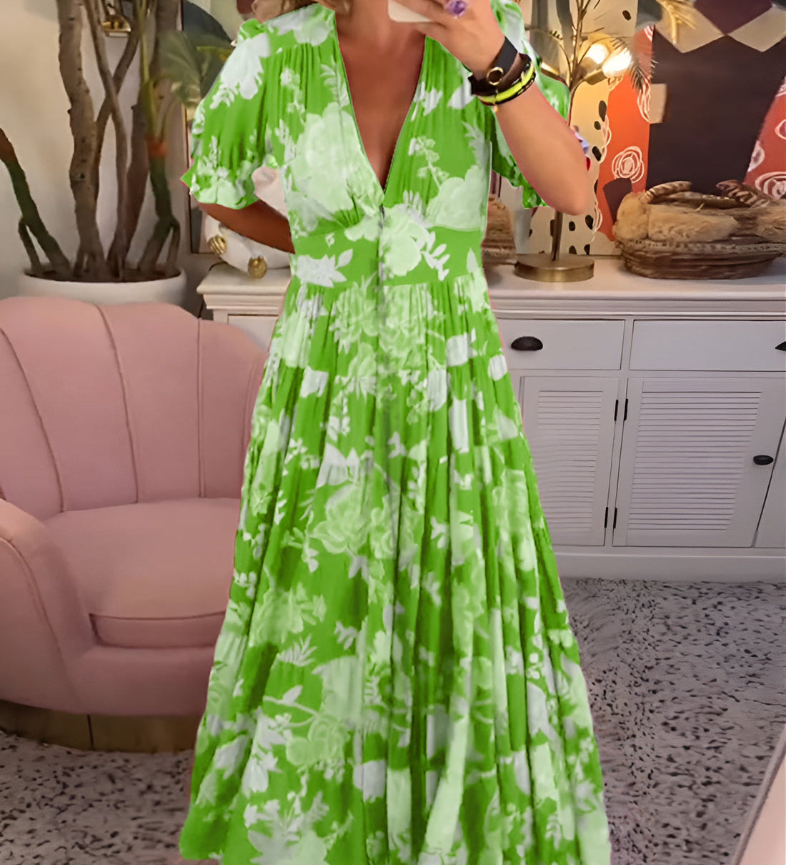 Gigi - Élégance Florale Décontractée