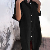 Melany - Robe Chemise Bohème Chic