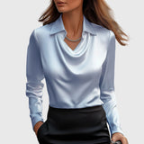 Brooklyn - Blouse Satinée Élégante