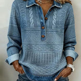 Sofia - Pull Décontracté Denim