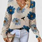 Aurélie - Cardigan Floral Léger