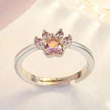 Arbour – Parure de bijoux 4 pièces avec patte et cœur en zirconia