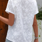 Fleur™ — Blouse estivale élégante à motif délicat