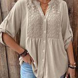 Lucienne™ — Blouse élégante en coton au charme naturel