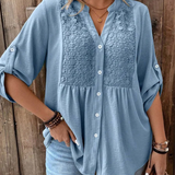 Lucienne™ — Blouse élégante en coton au charme naturel