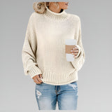 Amy - Pull Roulé Contemporain et Chaud