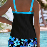 Laluna | Ensemble Tankini Élégant en Deux Pièces