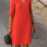 Lisette - Robe Élégante à Encolure en V