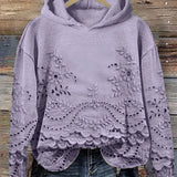 LÉONA™ | Sweat à Capuche Imprimé 3D – Confort & Style au Quotidien
