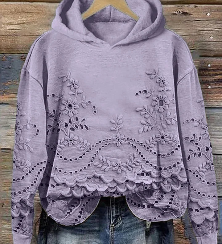 LÉONA™ | Sweat à Capuche Imprimé 3D – Confort & Style au Quotidien