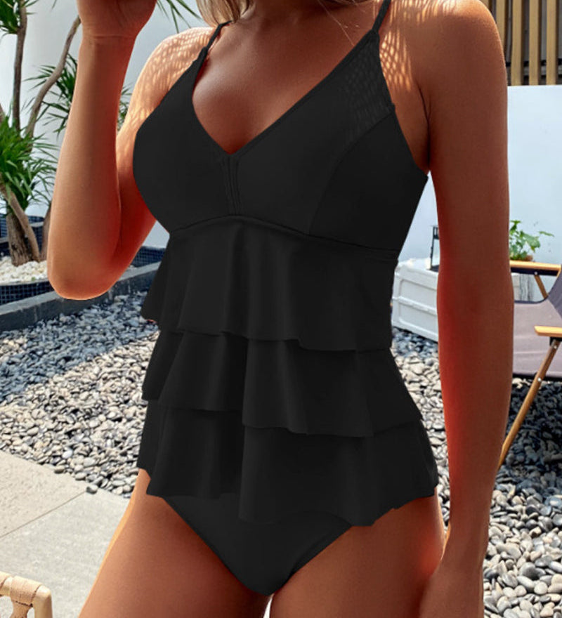 Lia | Maillot de bain élégant à volants