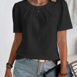 Noémie™ — T-shirt élégant à texture subtile