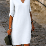 Lisette - Robe Élégante à Encolure en V
