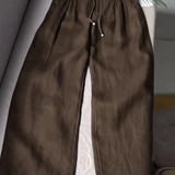 Zofia — Pantalon large en coton léger