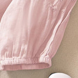 Éléna™ — Blouse brodée élégante en lin mélangé