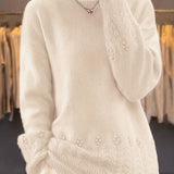 Noémie - Pull Ample Doux Hivernal