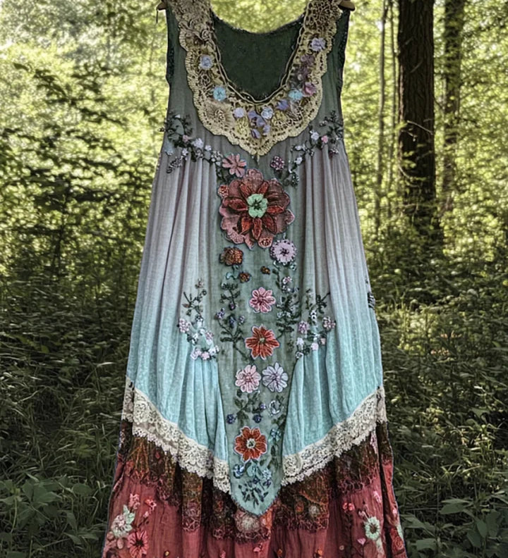 Evabella - Robe Bohème En Lin