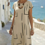 Delia - Robe Mi-Longue Élégante
