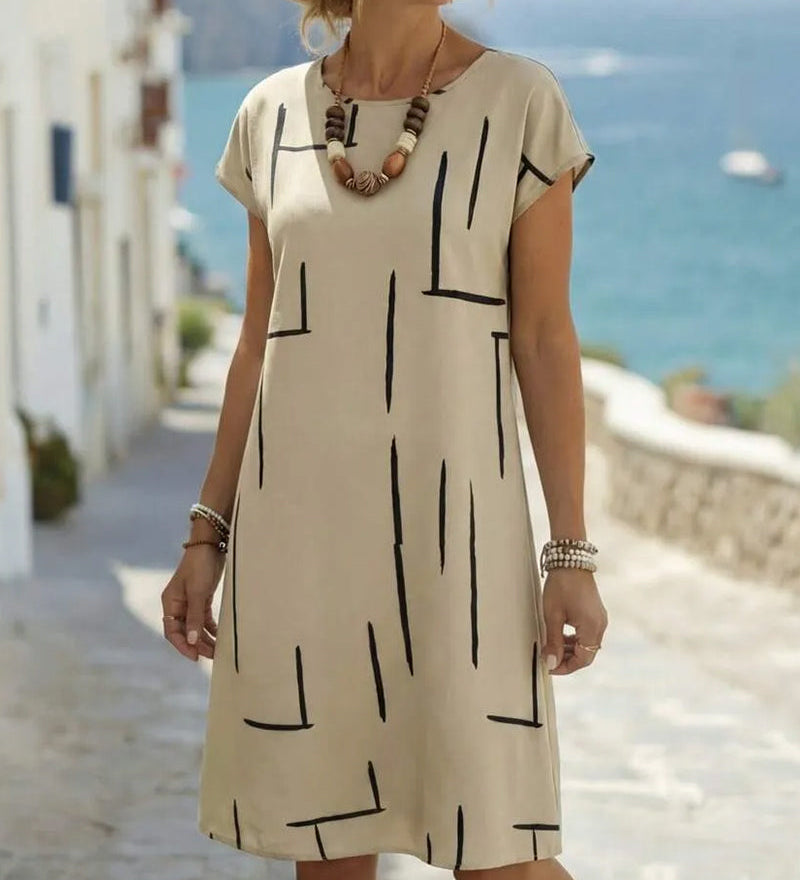 Delia - Robe Mi-Longue Élégante