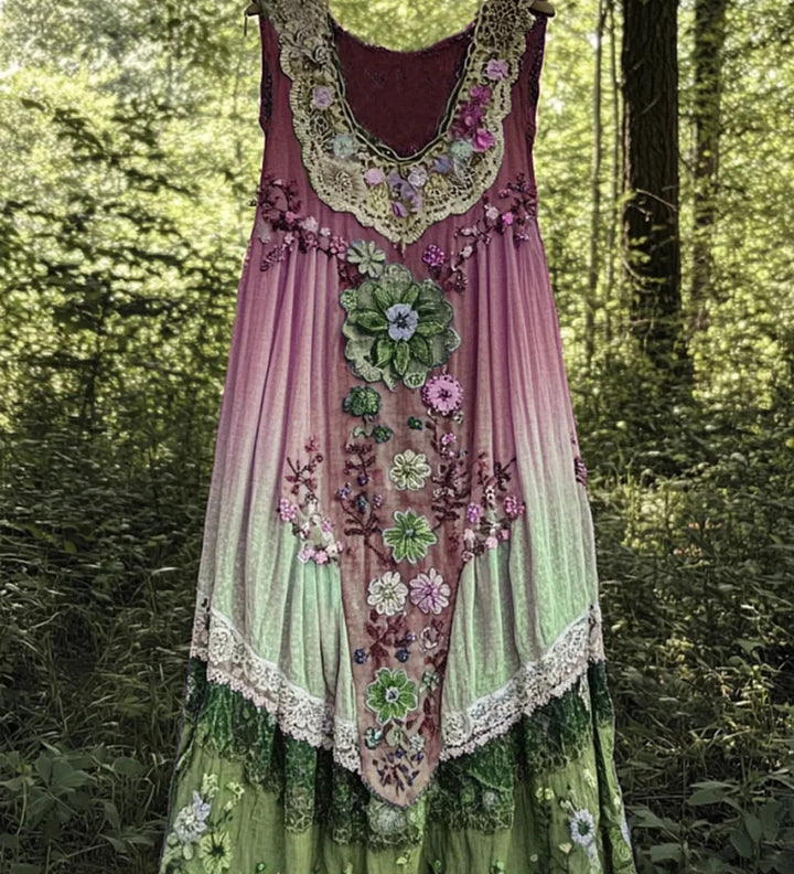 Evabella - Robe Bohème En Lin