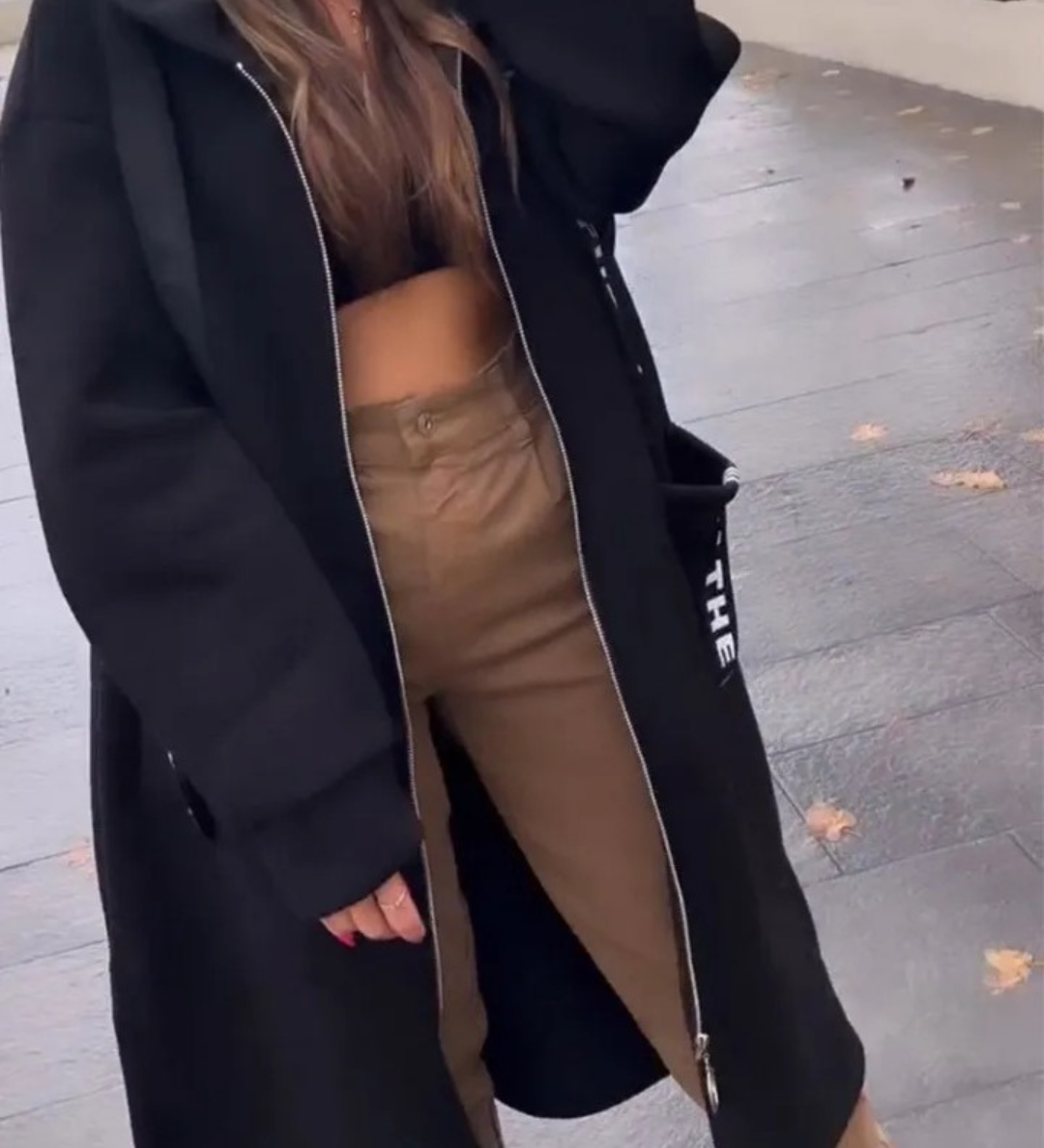 Marie-Claire™ | Sweat à capuche long et élégant