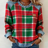 Célia - Sweatshirt Patchwork Audacieux