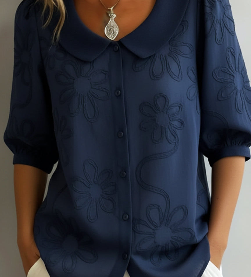 Aurélie™ — Blouse légère florale élégance naturelle