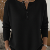 Sarah - Pull Henley Élégant